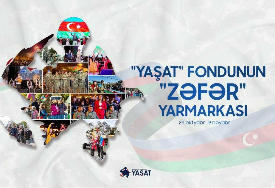 “YAŞAT” Fondunun “Zəfər” yarmarkası müddətində 64,5 min manatdan çox vəsait toplanıb