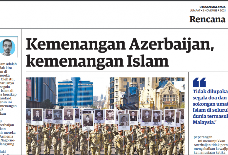 Malayziyalı jurnalist: Azərbaycanın təkcə hərbi uğurunun sirləri deyil, humanizm öhdəliklərinə sadiqliyi də öyrənilməlidir
