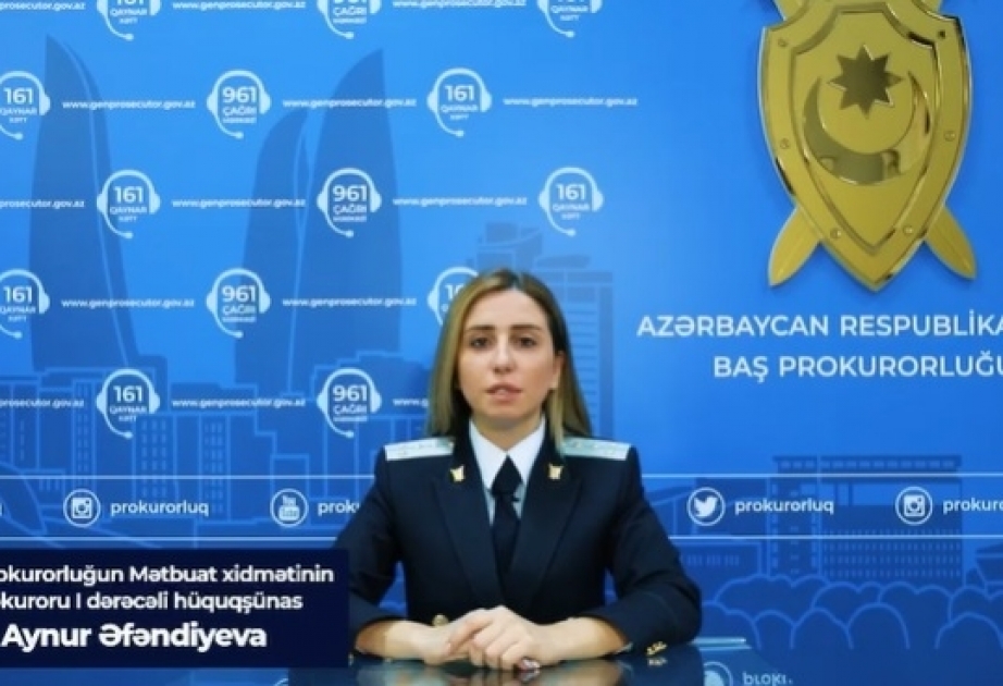 #prokurorluqdanizah: Növbəti videoçarxda “Fiziki şəxs hansı halda ölmüş elan edilə bilər?” sualı cavablandırılıb