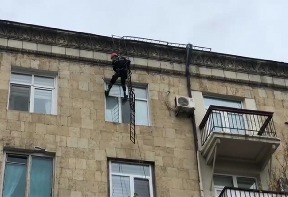 FHN-nin aidiyyəti qüvvələri küləyin fəsadlarının aradan qaldırılması ilə bağlı paytaxtda təhlükəsizlik tədbirləri görüblər
