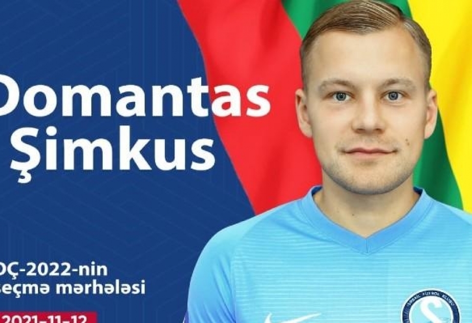 “Səbail”in yarımmüdafiəçisi Domantas Şimkus Litva millisinə dəvət alıb