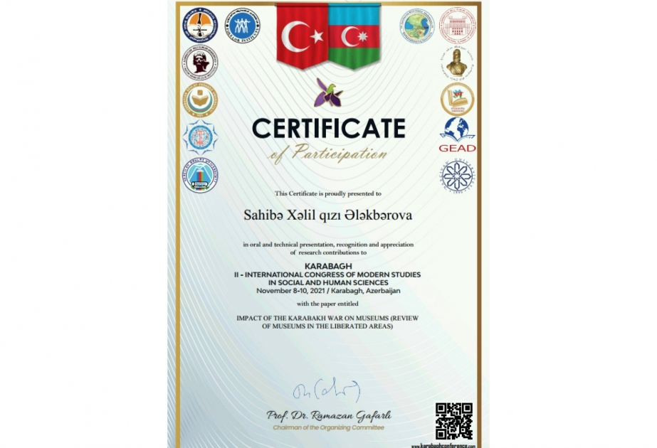 Beynəlxalq konfransda Tarix Muzeyi əməkdaşlarının məruzələri dinlənilib