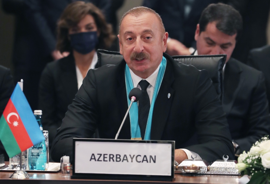Prezident İlham Əliyev: Azərbaycan sədrlik dönəmində türk dünyasının birləşməsi üçün böyük səylər göstərib