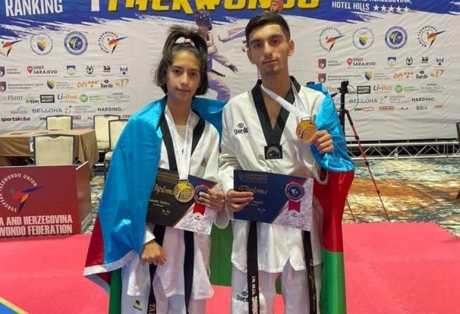 Dos taekwondistas azerbaiyanos ganan medallas de oro en el Campeonato Europeo