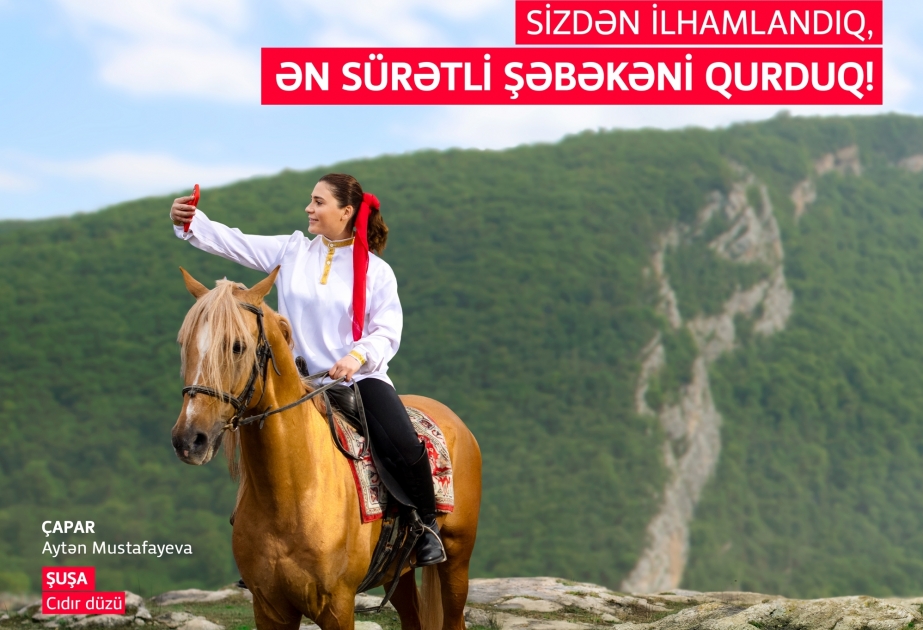 ® Photos taken in Karabakh belong to new advertisement of Bakcell