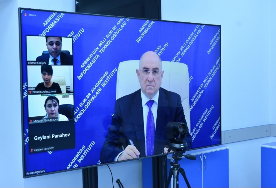 AMEA Fizika-Riyaziyyat və Texnika Elmləri Bölməsinin növbəti onlayn iclası keçirilib