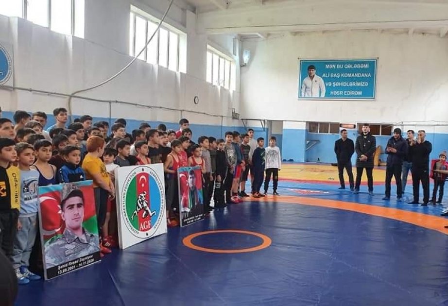 Cəlilabadda şəhidlərin xatirəsinə həsr olunmuş yunan-Roma güləşi üzrə rayon birinciliyi başa çatıb