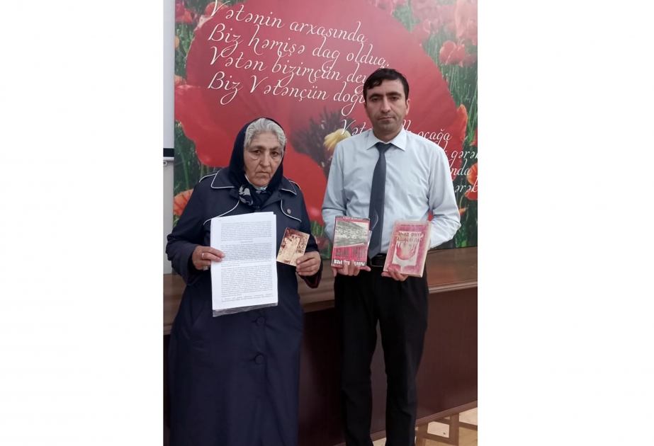 Birinci Qarabağ müharibəsi şəhidi Vüqar Ələkbərova məxsus materiallar muzeyə təhvil verilib