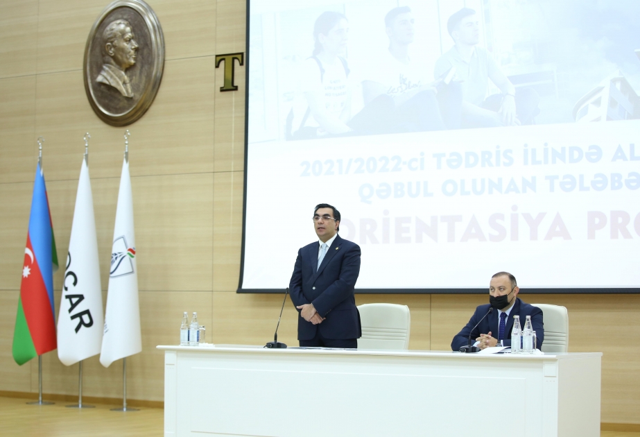 Orientation Program conducted for students who entered Baku Higher Oil School this year