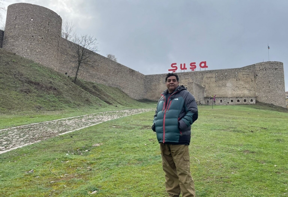 Pakistani journalist Agha Iqrar Haroon makes report on his visit to Karabakh and Shusha