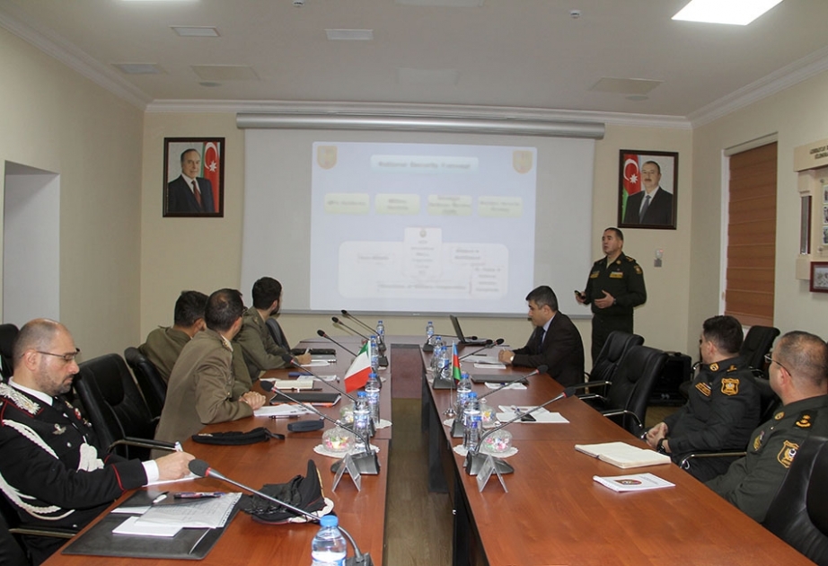 Azərbaycan ilə İtaliya arasında hərbi əməkdaşlıq məsələləri müzakirə olunub