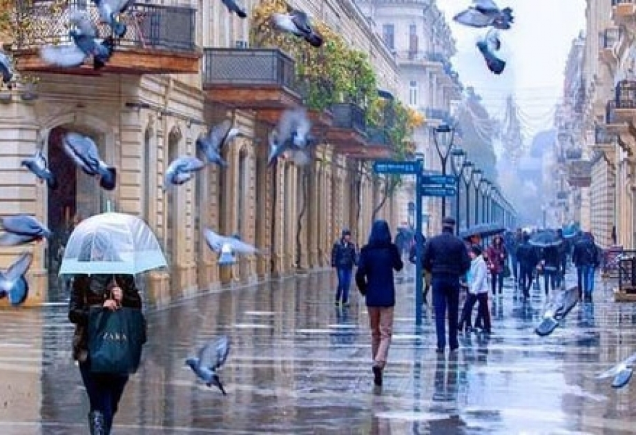 В Баку и некоторых частях Абшеронского полуострова ожидаются временами дожди