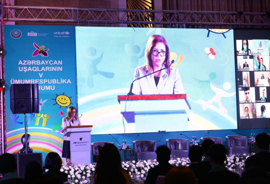 Bahar Muradova: Ümumrespublika uşaq forumları uşaqlarla bağlı qanunvericiliyin təkmilləşdirilməsi baxımından vacib platformaya çevrilib
