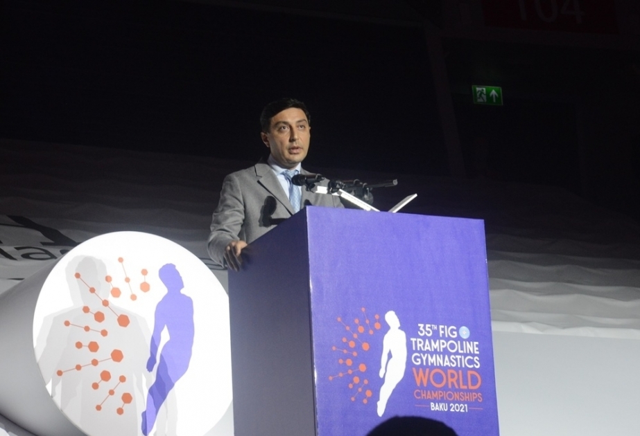 Baku hosts opening ceremony of 35th Trampoline Gymnastics World Championships