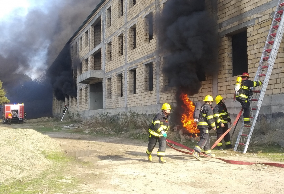 FHN Mingəçevirdə və Ucar rayonunda taktiki-xüsusi təlim keçirir