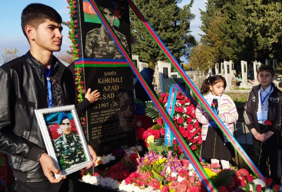 Göyçayda Vətən müharibəsi şəhidlərinin xatirəsi anılıb