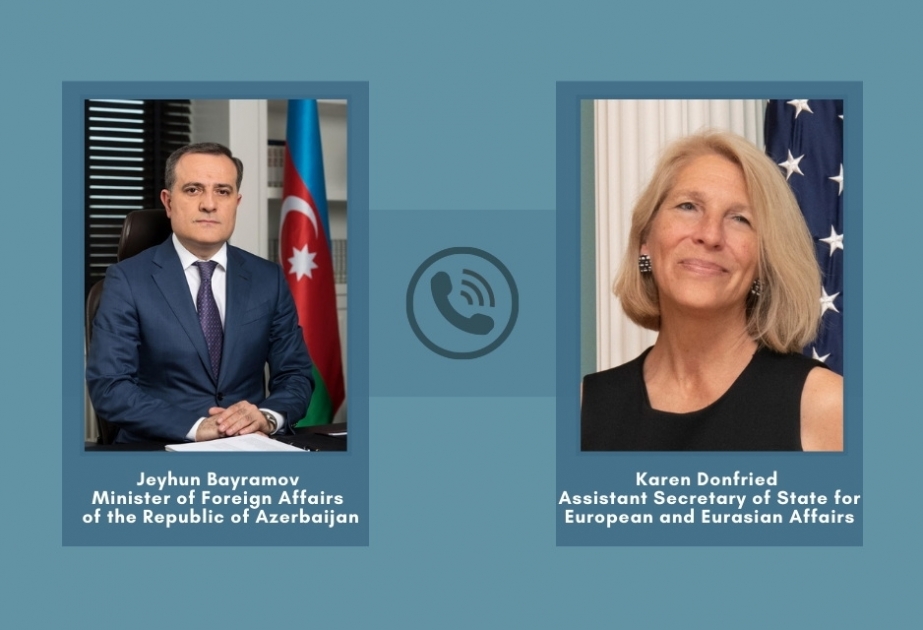 Ministro de Asuntos Exteriores de Azerbaiyán y subsecretaria de Estado de Estados Unidos han mantenido una conversación telefónica