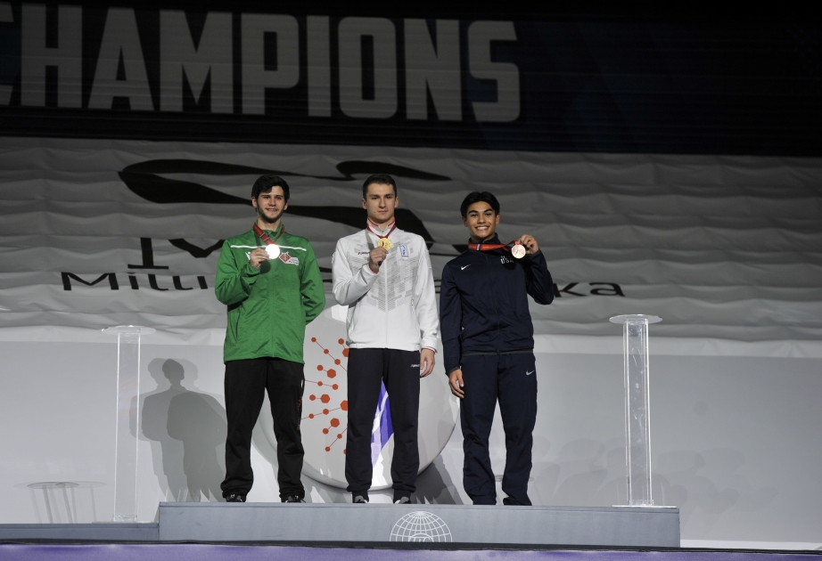 “Bakı-2021”: Rusiyalı gimnast Vasiliy Makarskiy ikili mini-batut yarışlarında birinci olub