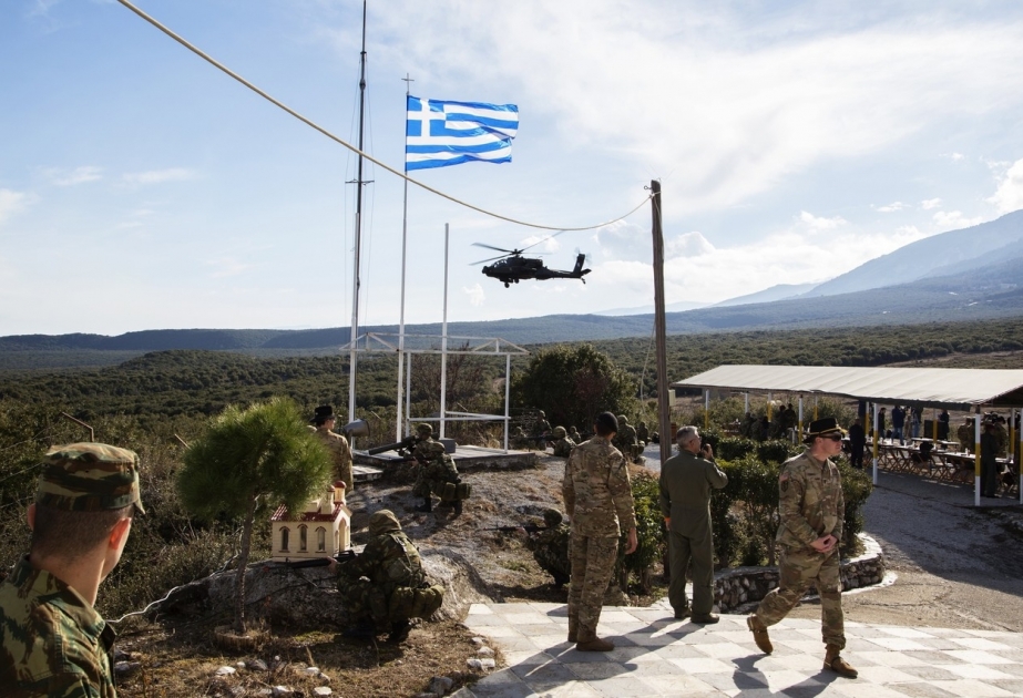 ABŞ hərbi qüvvələri Yunanıstanda eniş ediblər