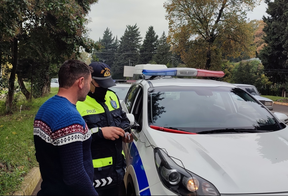 Masallıda keçirilən reyd zamanı 20 sürücü cərimələnib