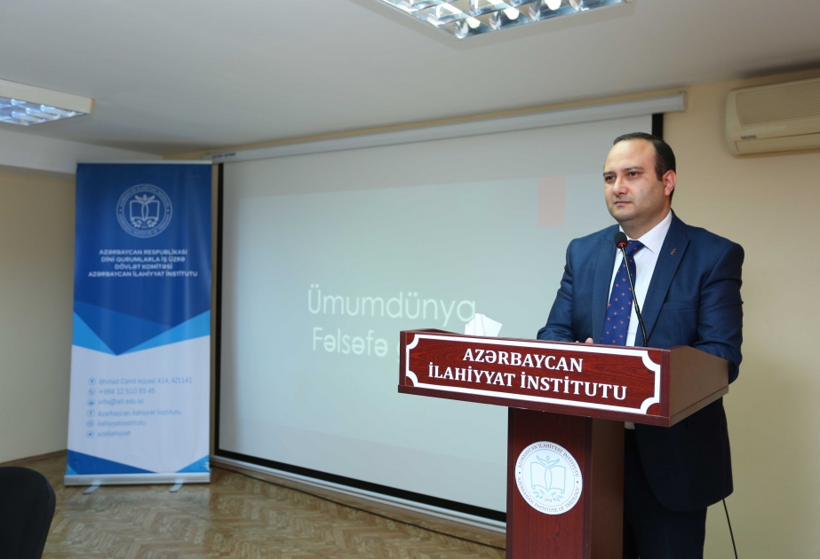 Azərbaycan İlahiyyat İnstitutunda tədbir: İslam düşüncəsində fəlsəfənin rolu