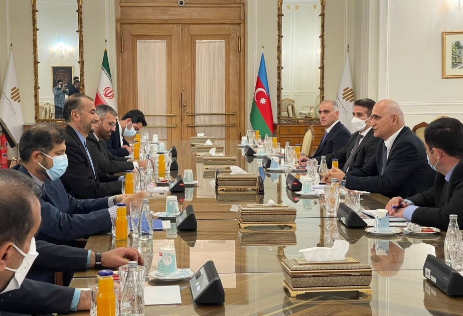 Azerbaijani deputy PM meets with Iranian FM