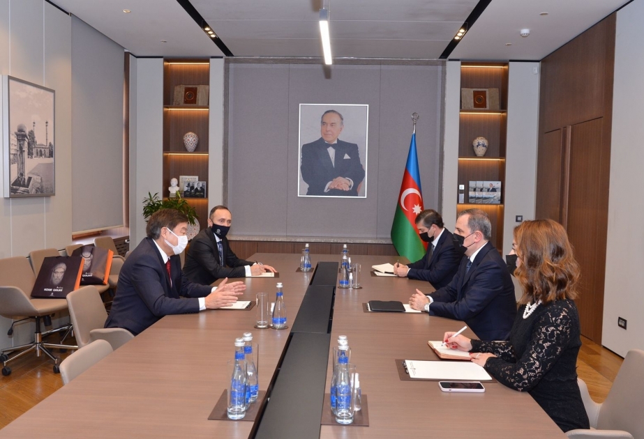 Azerbaijani FM meets with TURKSOY Secretary General