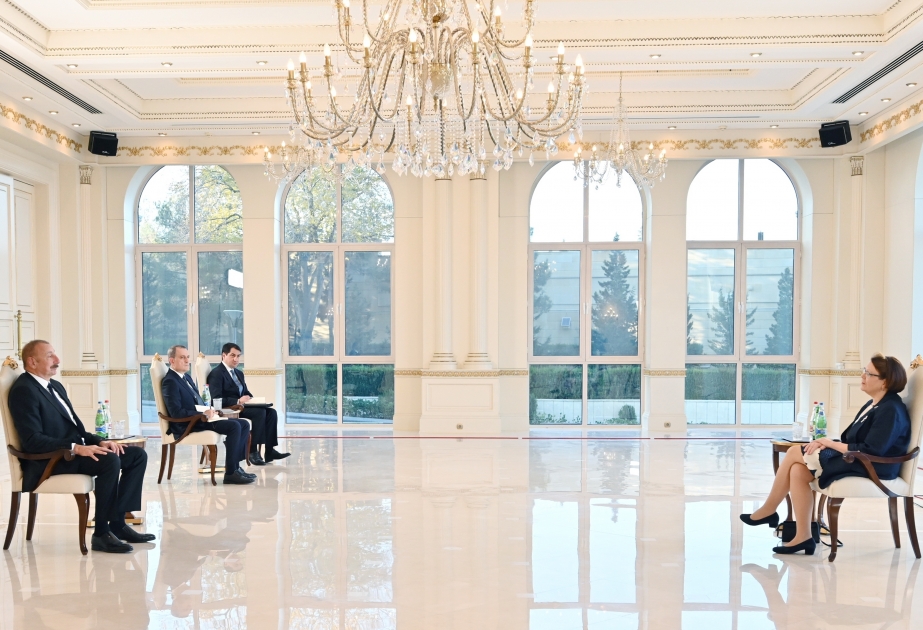 El presidente Ilham Aliyev recibió las credenciales del embajador finlandés entrante