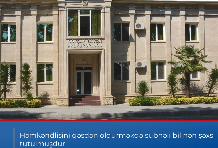 Həmkəndlisini qəsdən öldürməkdə şübhəli bilinən şəxs tutulub