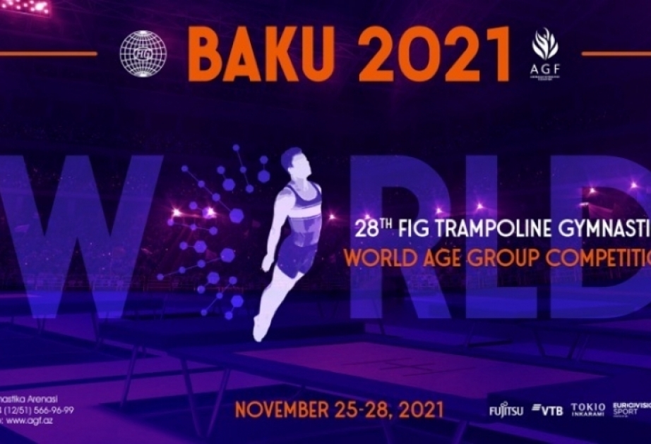 Bakıda keçiriləcək 28-ci dünya yaş qrupları yarışlarında 32 ölkədən 621 gimnast iştirak edəcək