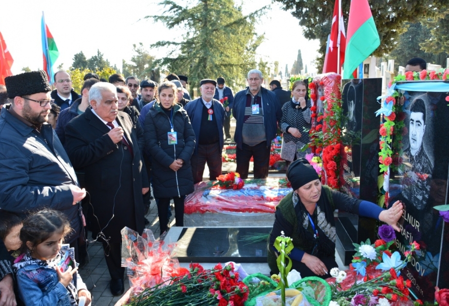 Vətən müharibəsi şəhidi Elnur Məmmədovun xatirəsi anılıb