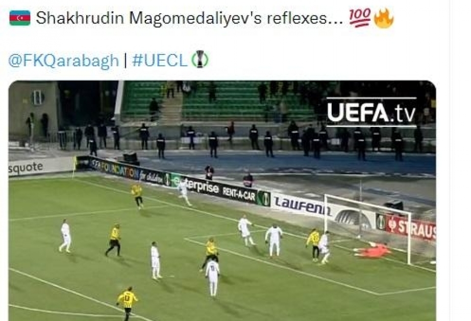 UEFA “Qarabağ” klubu ilə bağlı növbəti paylaşım edib
