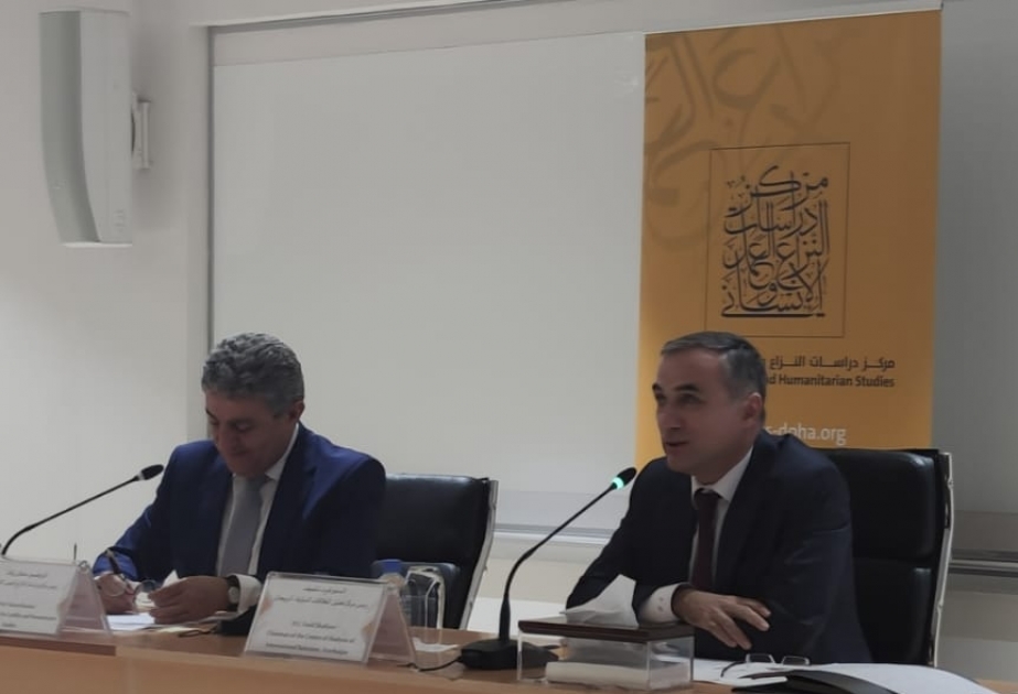 Qətərdə Cənubi Qafqazda geosiyasi vəziyyət barədə mühazirə keçirilib