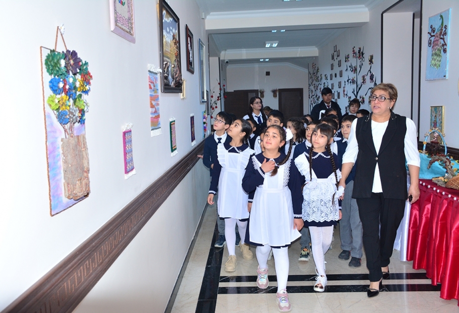 Şagirdlər Naxçıvan Dövlət Universitetinin Texnologiya Mərkəzində olublar