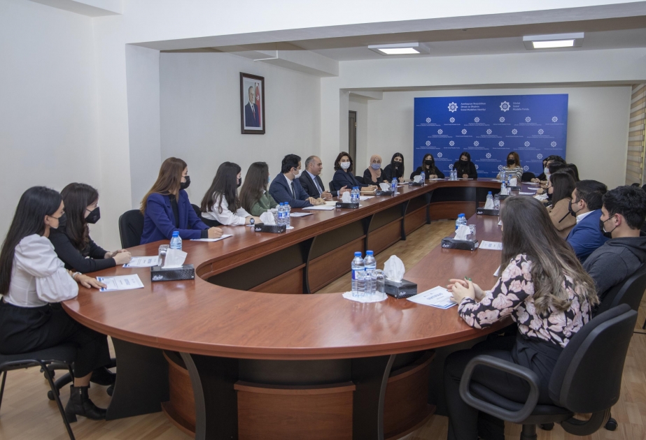 Dövlət Sosial Müdafiə Fondunda DOST könüllülərinə sertifikatlar təqdim olunub