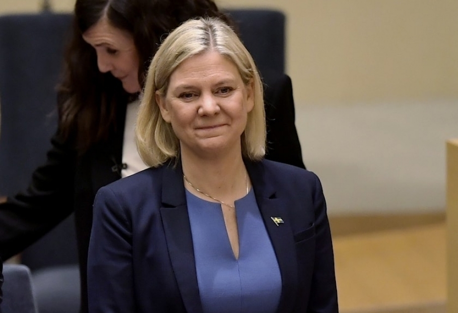 瑞典选出该国史上首位女首相