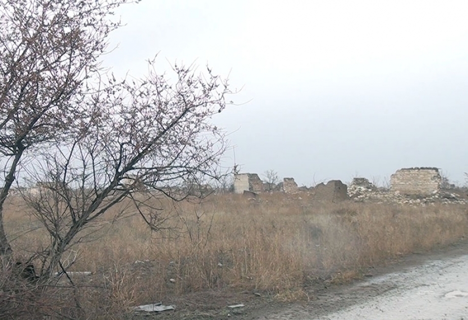 阿塞拜疆国防部发布阿格达姆区伊尔赫奇拉尔村的视频影像
