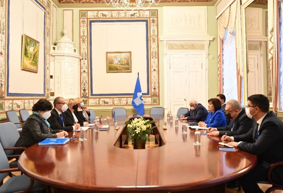 Speaker of Milli Majlis meets with WHO Regional Director for Europe in Saint Petersburg