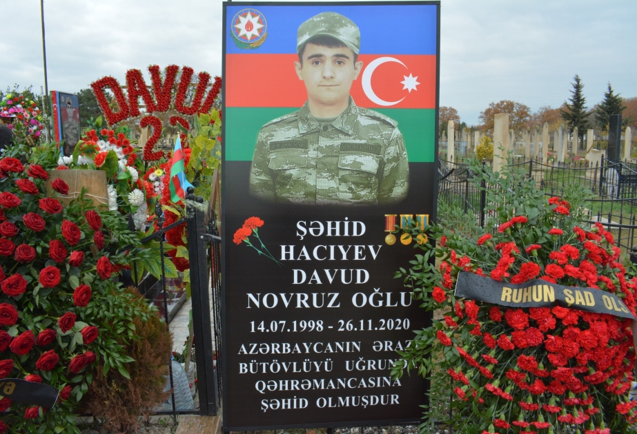 Xaçmazda şəhid Davud Hacıyevin xatirəsi anılıb VİDEO
