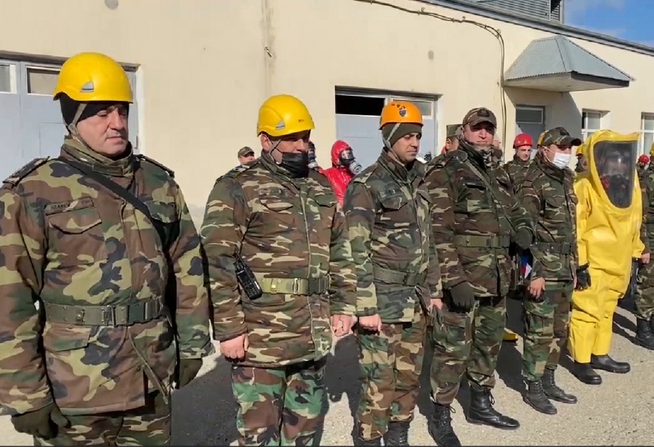 FHN-in Xüsusi Riskli Xilasetmə Xidməti taktiki-xüsusi təlim keçirib