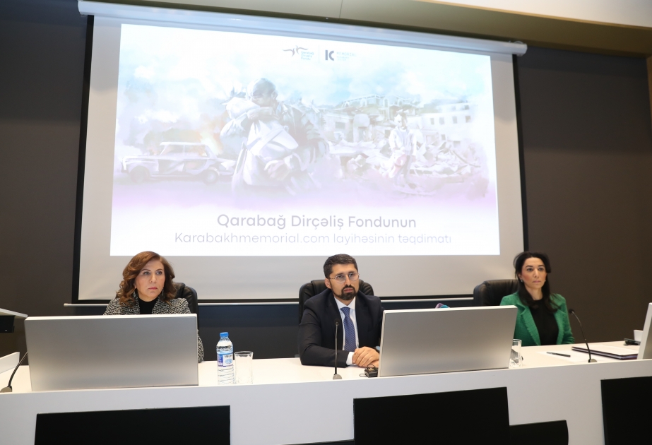 Se celebra la ceremonia de presentación del recurso de Internet "Karabakh Memorial"