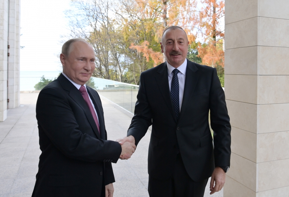 Владимир Путин: Наше стратегическое партнерство с Азербайджаном развивается весьма успешно