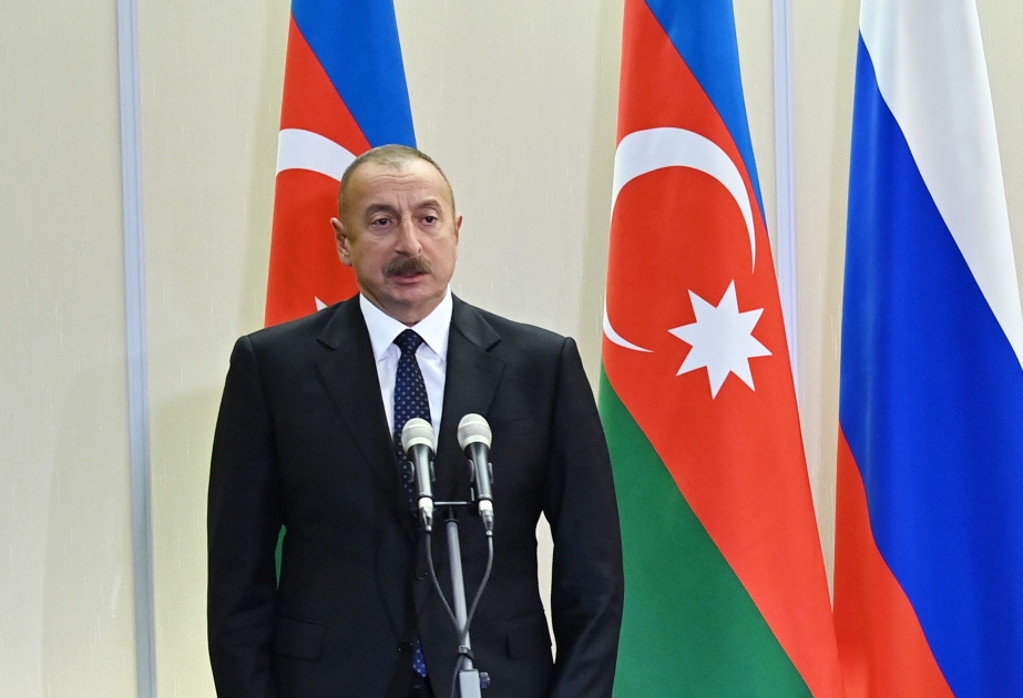 Prezident İlham Əliyev: Üçtərəfli Bəyanatın qəbul edilməsindən keçən bir ili bütövlükdə müsbət səciyyələndirə bilərik