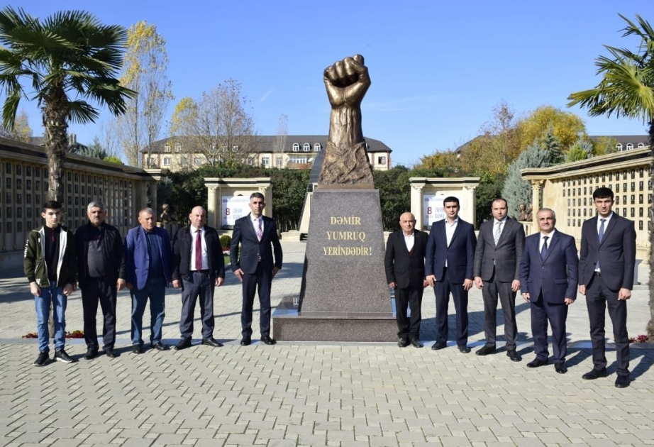 Masallıda Avropa çempionu, beynəlxalq dərəcəli idman ustası Əli Əliyevlə görüş keçirilib
