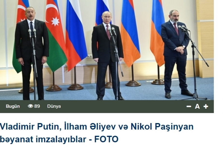 Georgian media highlight President Ilham Aliyev's working visit and his meetings in Sochi