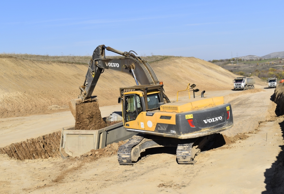 Se continúan los trabajos de la construcción de la carretera Fuzuli-Hadrut