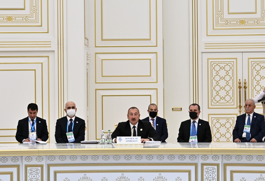 Azərbaycan Prezidenti: Ölkədə yetkin əhalinin 60 faizdən çoxuna iki doza peyvənd vurulub VİDEO