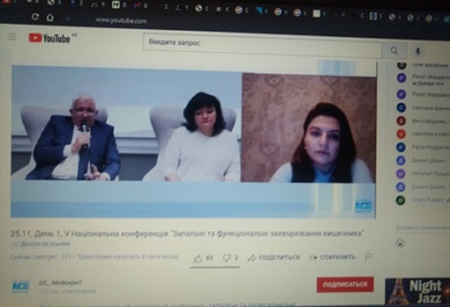 Azərbaycanlı həkimlər beynəlxalq konfransda məruzə ilə çıxış ediblər