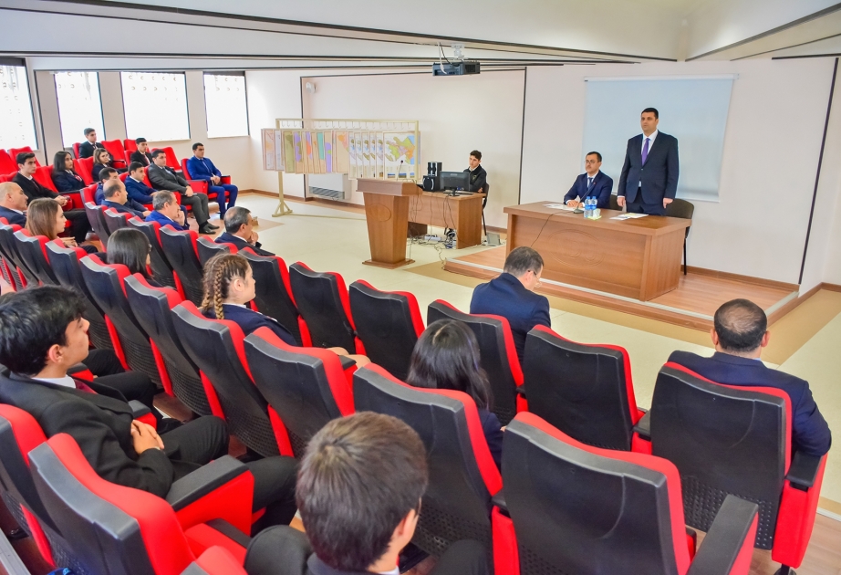 Naxçıvan Dövlət Universitetində tələbələrlə görüş keçirilib