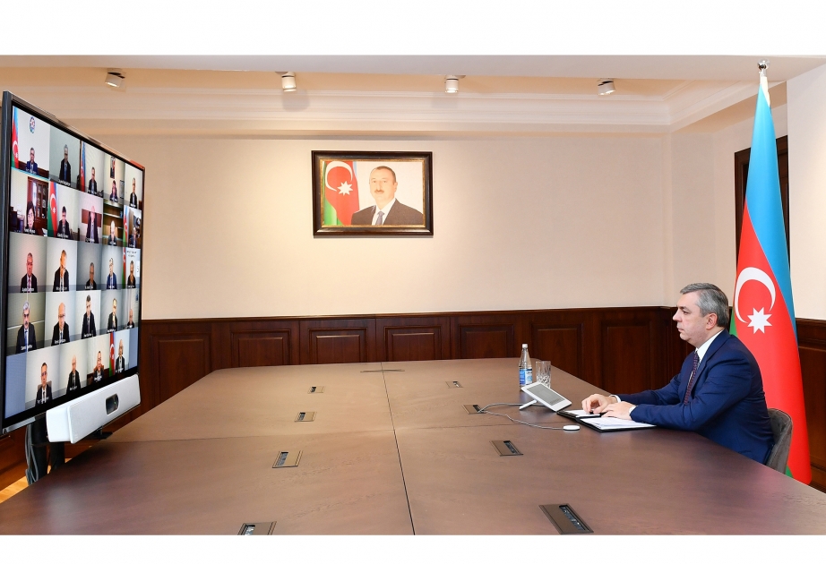 Əlaqələndirmə Qərargahının ötən bir illik fəaliyyətinin yekunlarına və qarşıda duran vəzifələrə həsr olunmuş iclası keçirilib